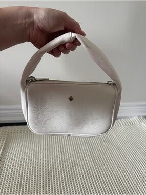 Peta + Jain White Leather Purse